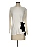 Ann Taylor 100% Polyester Ivory Long Sleeve Top Size S - photo 1