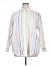 Gap 100% Cotton Stripes Ivory Long Sleeve Button-Down Shirt Size XL - photo 1
