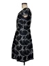 Weekend Max Mara 100% Cupro Paisley Black Casual Dress Size 8 - photo 5
