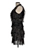 IRO 100% Viscose Black Brown Cocktail Dress Size EU (FR) 42 / US 10 - photo 5