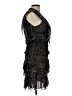 IRO 100% Viscose Black Brown Cocktail Dress Size EU (FR) 42 / US 10 - photo 4
