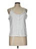 J.Crew Silver Sleeveless Blouse Size L - photo 1