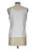 J.Crew Silver Sleeveless Blouse Size L - photo 2