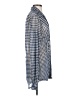 CAbi Checkered-gingham Blue Long Sleeve Blouse Size S - photo 4