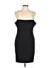 H&M 100% Polyester Solid Black Cocktail Dress Size XL - photo 1