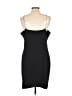 H&M 100% Polyester Solid Black Cocktail Dress Size XL - photo 2