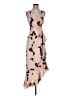 Hutch 100% Polyester Print Tan Cocktail Dress Size XS - photo 1