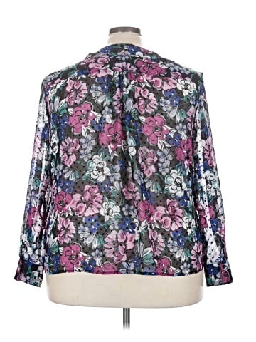 Tahari by ASL Long Sleeve Blouse (view 2)