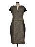 Escada Tweed Gray Casual Dress Size EU 44 / US 14 - photo 1