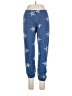 Monrow Stars Blue Casual Pants Size L - photo 1