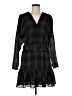 Reiss Plaid Black Casual Dress Size 6 - photo 1