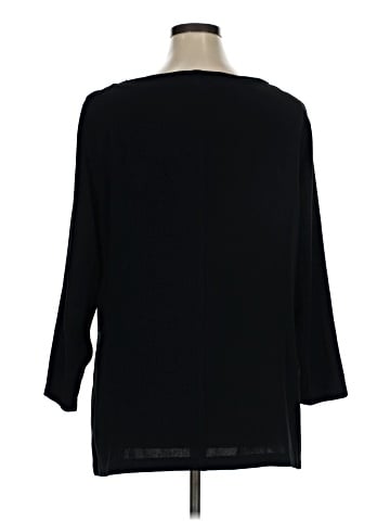Linda Allard Ellen Tracy 3/4 Sleeve Top (view 2)