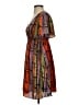 BCBGeneration 100% Polyester Print Orange Casual Dress Size S - photo 5