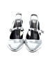 Marc Fisher Silver Heels Size 6 1/2 - photo 2