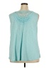 Torrid Teal Sleeveless Top Size 3X (3) - photo 2