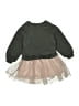 Zara Hearts Gray Dress Size 4 - 5 - photo 2