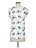It Hippie 100% Polyester White Short Sleeve Blouse Size S - photo 2