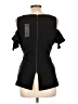 BCBGMAXAZRIA Black Short Sleeve Blouse Size L - photo 2