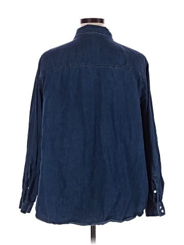 Torrid Long Sleeve Button-Down Shirt (view 2)