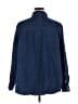 Torrid 100% Cotton Blue Long Sleeve Button-Down Shirt Size 4X Plus (4) - photo 2