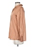 Cupcakes & Cashmere Stripes Orange Long Sleeve Blouse Size XS - photo 5