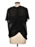 XOXO 100% Polyester Black Short Sleeve Blouse Size L - photo 2