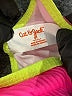 Cat & Jack Color Block Pink One Piece Swimsuit Size 4T - photo 3