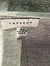 Topshop Gray Short Sleeve T-Shirt Size 8 - 10 - photo 7