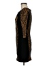 BCBGMAXAZRIA Animal Print Brown Cocktail Dress Size M - photo 5