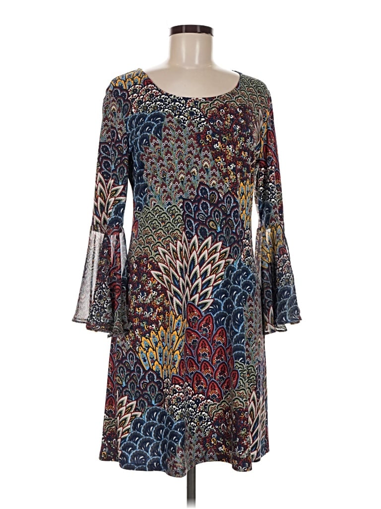Pre-owned Msk Casual Dress In Blue