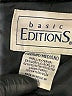 Basic Editions Black Coat Size M - photo 6
