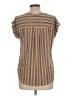 Flower & Feather Tan Short Sleeve Henley Size L - photo 2