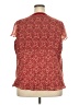 Notations 100% Polyester Red Short Sleeve Blouse Size 2X - photo 2