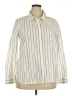 Garnet Hill Stripes Ivory Long Sleeve Blouse Size 18 - photo 1