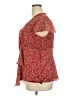 Notations 100% Polyester Red Short Sleeve Blouse Size 2X - photo 5