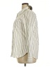 Garnet Hill Stripes Ivory Long Sleeve Blouse Size 18 - photo 5