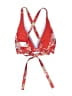 Jessica Simpson Floral Red Swimsuit Top Size M - photo 2