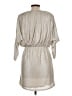 Parker Metallic Silver Casual Dress Size L (estimated) - photo 2