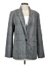 A New Day Plaid Gray Blazer Size 4 - photo 1