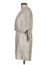 Parker Metallic Silver Casual Dress Size L (estimated) - photo 5