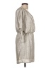 Parker Metallic Silver Casual Dress Size L (estimated) - photo 4