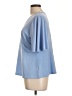 Liz Claiborne Blue Short Sleeve Blouse Size L - photo 5