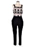 Nomad by Morgan Carper Graphic Black Jumpsuit Size 14 - photo 1
