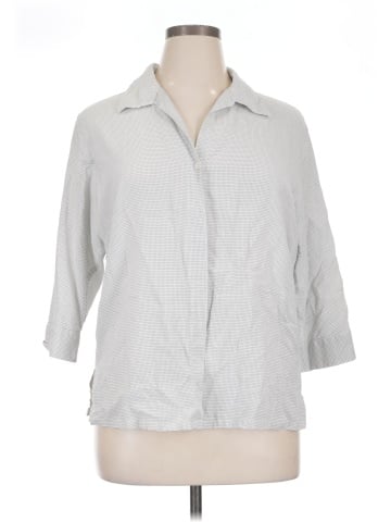 Apparenza 3/4 Sleeve Button-Down Shirt (view 1)