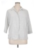 Apparenza Gray 3/4 Sleeve Button-Down Shirt Size 1X - photo 1