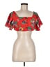 Miami Red Short Sleeve Blouse Size M - photo 1