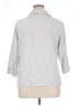 Apparenza Gray 3/4 Sleeve Button-Down Shirt Size 1X - photo 2