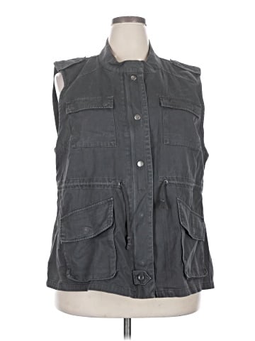 Per Se Denim Vest - front