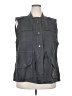Per Se Gray Denim Vest Size 2X - photo 1