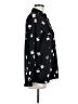 Elodie Print Black Long Sleeve Button-Down Shirt Size M - photo 4